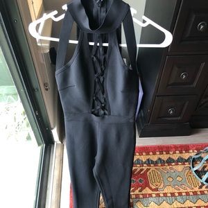 Black jump suit
